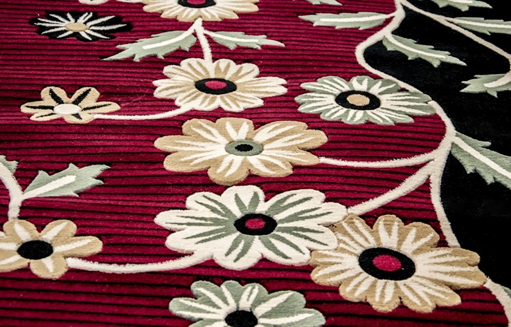 How to Decorate with Floral Rugs